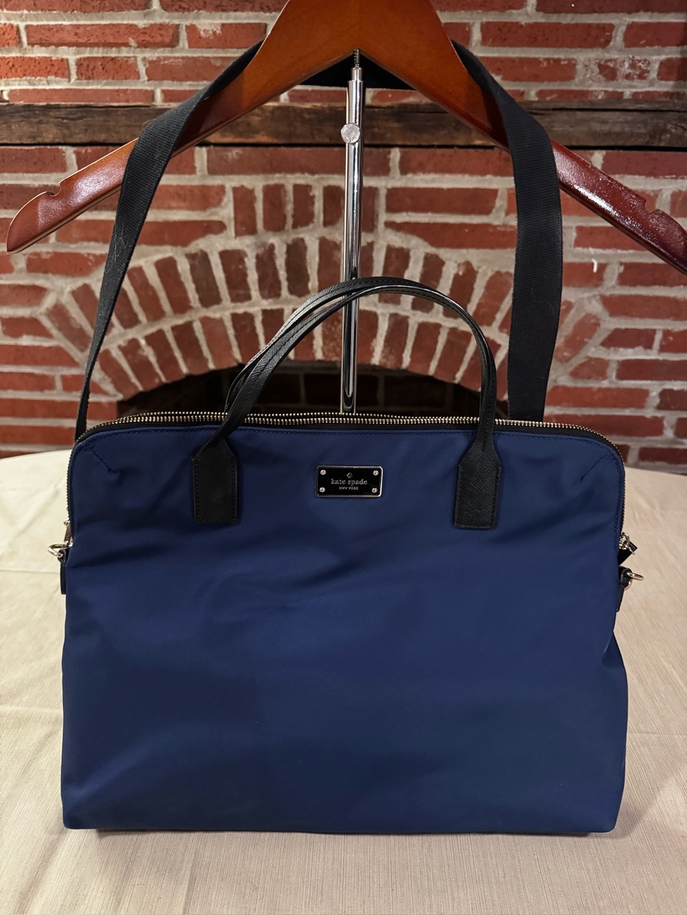 ✅🆕KATE SPADE NEW YORK Blake Avenue Daveney Laptop Bag in blue, NWTs.